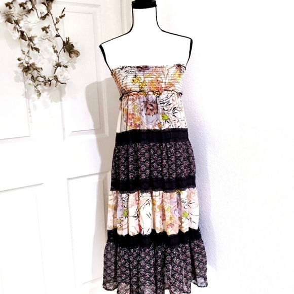 💓SOLD💓BLACK RAINN DANIEL Gypsy Maxi Skirt - Picture 2 of 13